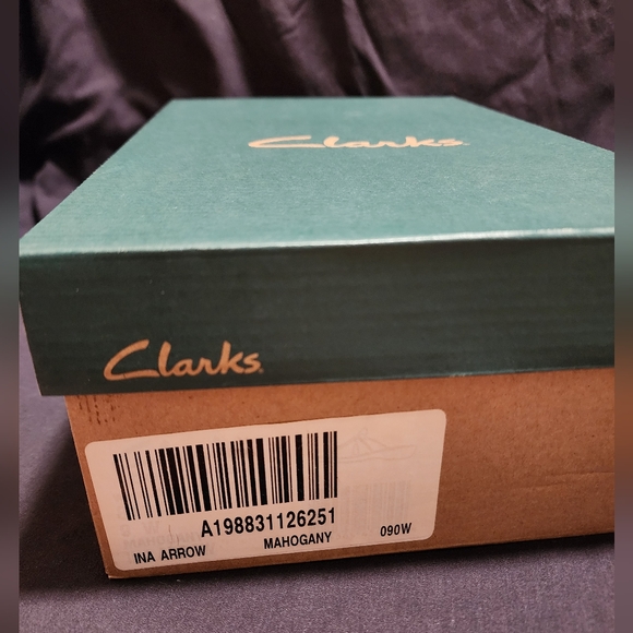 Clarks Bendables Slip On Slide Mahogany 9 Wide - Picture 16 of 16